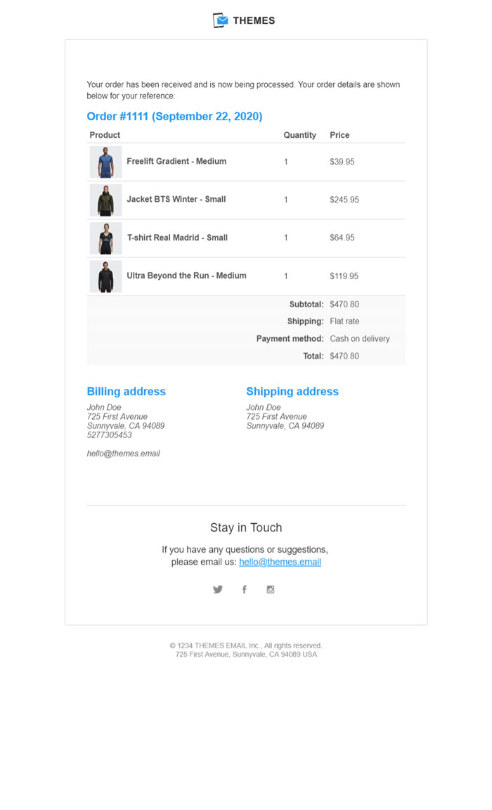 Duwal WooCommerce Email Template