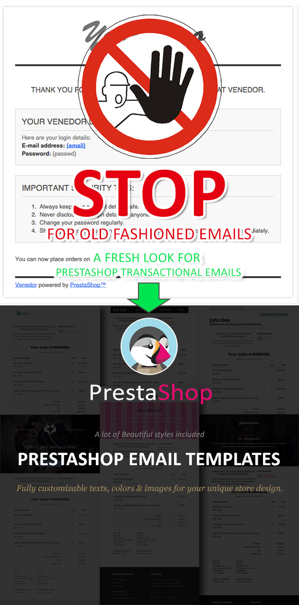 PrestaShop Email Templates - 1
